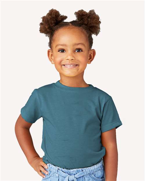 BELLA + CANVAS - Camiseta de punto para niño pequeño - 3001T