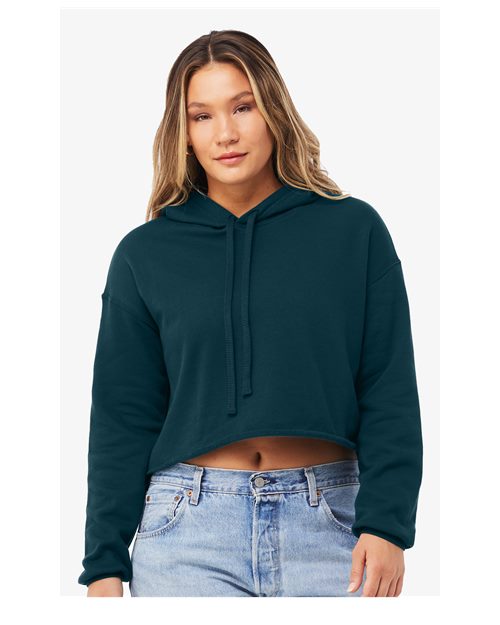 BELLA + CANVAS - Women's Crop Fleece Hoodie Sweatshirt - 7502