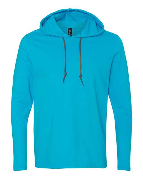 Gildan - Unisex Softstyle® Lightweight Hooded Long Sleeve T-Shirt - 987