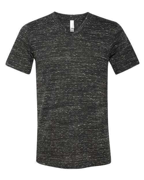 BELLA + CANVAS - Unisex Textured Jersey V-Neck Tee - 3655