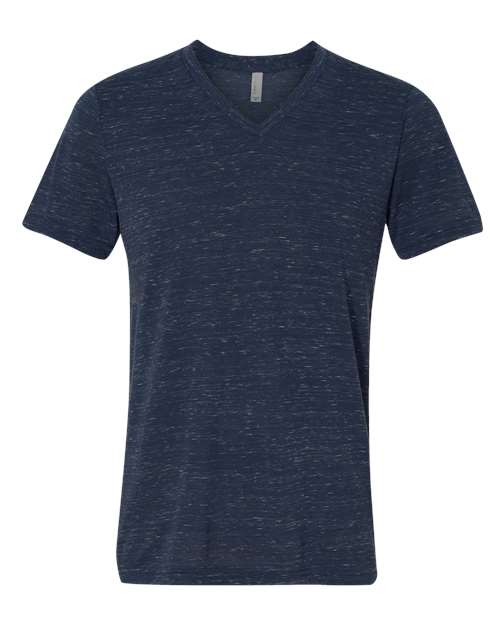 BELLA + CANVAS - Unisex Textured Jersey V-Neck Tee - 3655