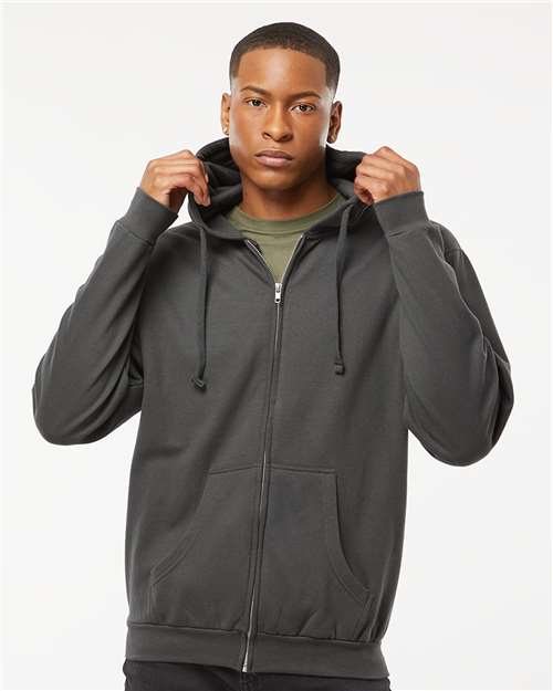 Tultex - Sudadera unisex con capucha y cremallera completa - 331