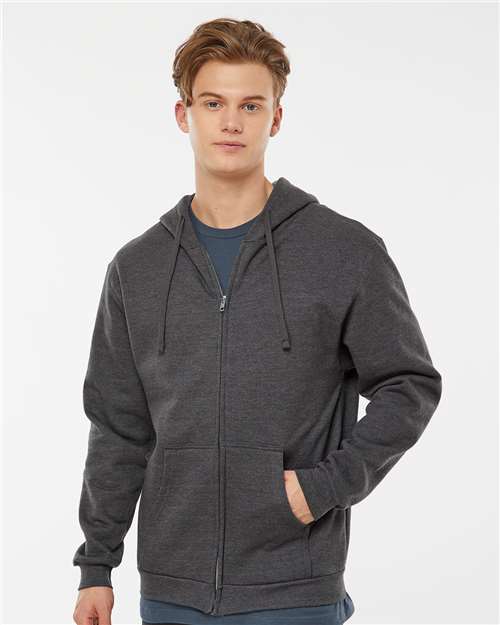 Tultex - Sudadera unisex con capucha y cremallera completa - 331
