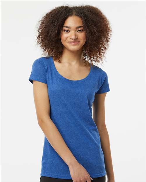 Tultex - Women's Poly-Rich Scoop Neck T-Shirt - 243