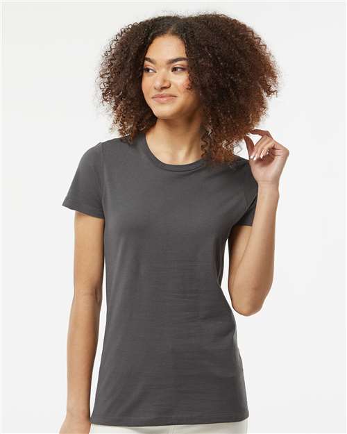 Tultex - Camiseta de algodón premium para mujer - 516