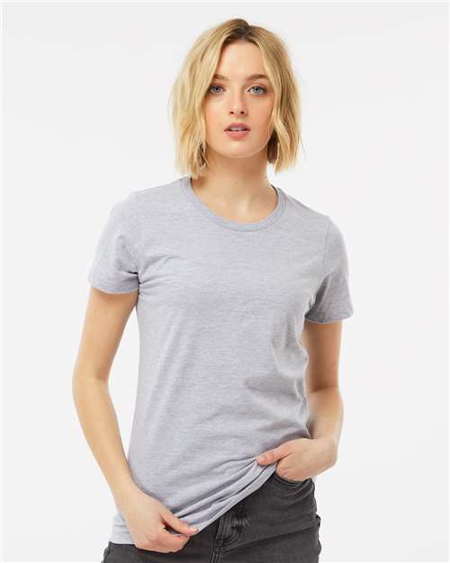 Tultex - Camiseta de algodón premium para mujer - 516