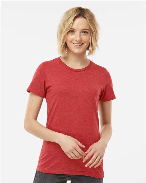 Tultex - Camiseta de mezcla de algodón premium para mujer - 542