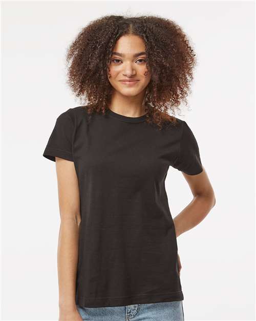 Tultex - Camiseta clásica de jersey fino para mujer - 216