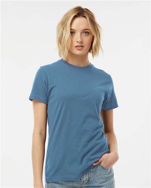 Tultex - Camiseta clásica de jersey fino para mujer - 216