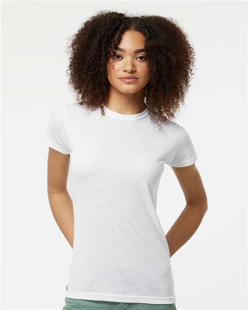 Tultex - Camiseta Poly-Rich para mujer - 240