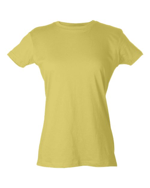 Tultex - Camiseta de punto fino y corte entallado para mujer - 213