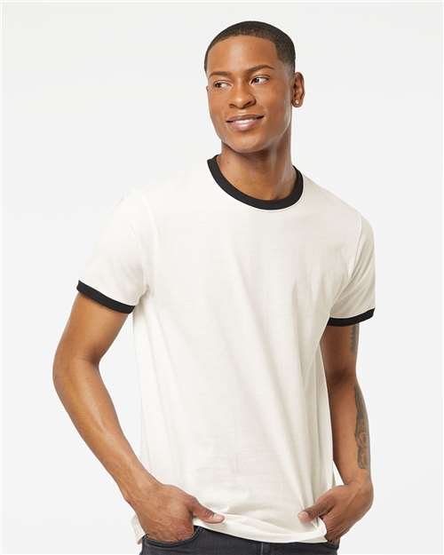 Tultex - Unisex Fine Jersey Ringer T-Shirt - 246
