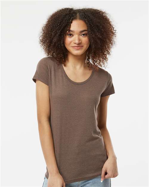 Tultex - Camiseta Tri-Blend para Mujer - 253