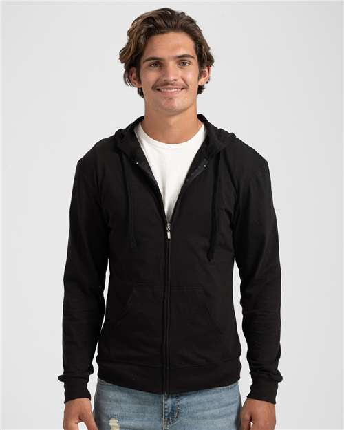 Tultex - Unisex Beach Full-Zip Hooded Long Sleeve T-Shirt - 260