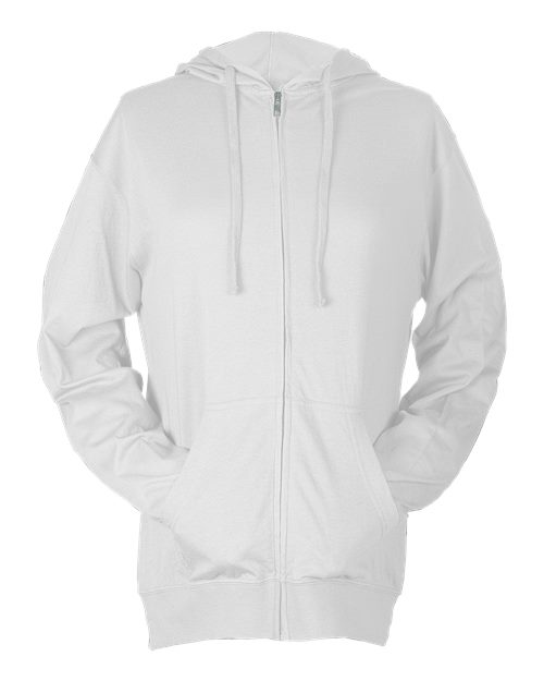 Tultex - Unisex Beach Full-Zip Hooded Long Sleeve T-Shirt - 260