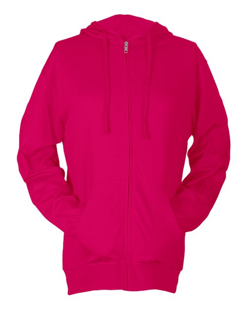 Tultex - Unisex Beach Full-Zip Hooded Long Sleeve T-Shirt - 260