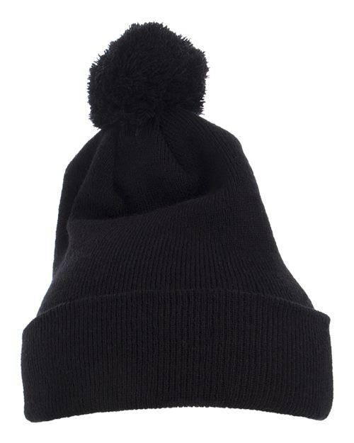 YP Classics - Gorro de punto con puños y pompones - 1501P