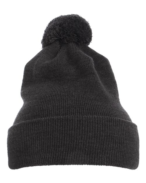 YP Classics - Gorro de punto con puños y pompones - 1501P