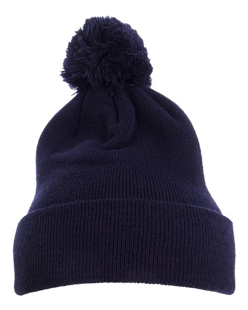YP Classics - Gorro de punto con puños y pompones - 1501P
