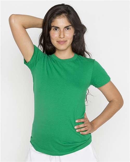 Los Angeles Apparel - Women's USA-Made Fine Jersey T-Shirt - 21002