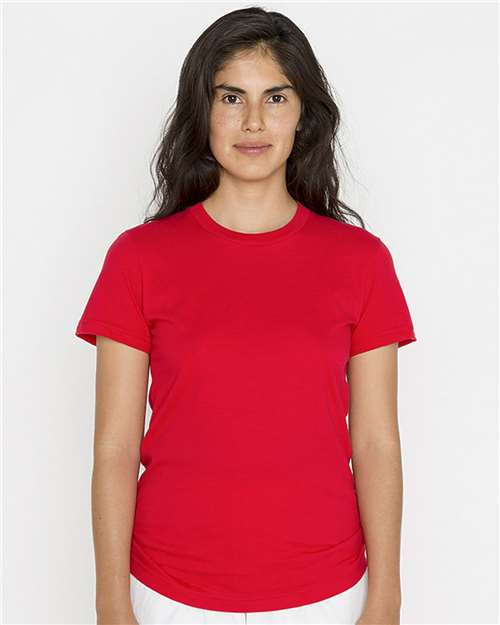 Los Angeles Apparel - Women's USA-Made Fine Jersey T-Shirt - 21002