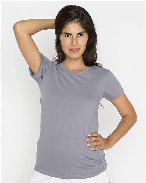 Los Angeles Apparel - Camiseta de jersey fino para mujer, fabricada en EE. UU. - 21002