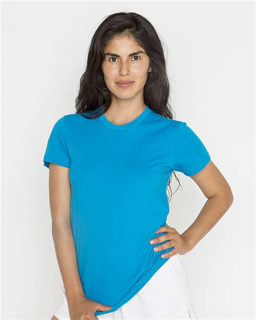 Los Angeles Apparel - Women's USA-Made Fine Jersey T-Shirt - 21002