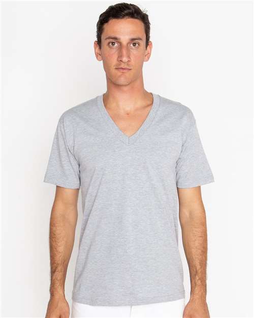 Los Angeles Apparel - Unisex USA-Made Fine Jersey V-Neck T-Shirt - 24056