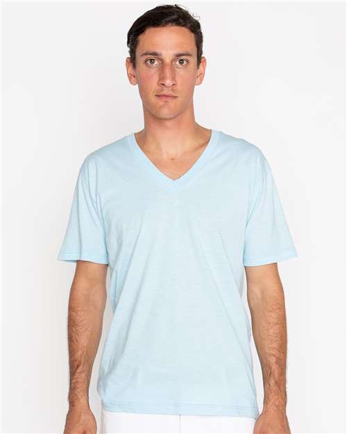 Los Angeles Apparel - Unisex USA-Made Fine Jersey V-Neck T-Shirt - 24056