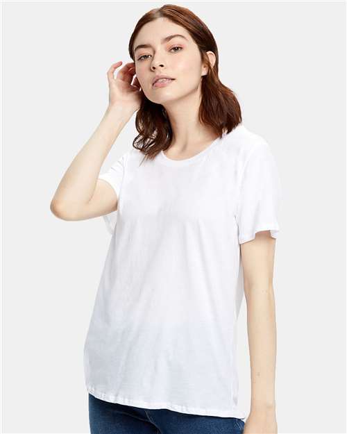 US Blanks - Camiseta holgada estilo boyfriend para mujer - US115