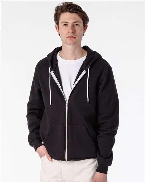 Los Angeles Apparel - Unisex USA-Made Flex Fleece Full-Zip Hooded Sweatshirt - F97