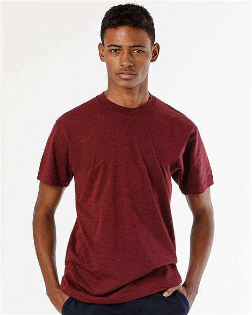 Los Angeles Apparel - Unisex USA-Made 50/50 Poly/Cotton T-Shirt - FF01
