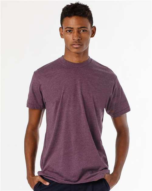 Los Angeles Apparel - Unisex USA-Made 50/50 Poly/Cotton T-Shirt - FF01