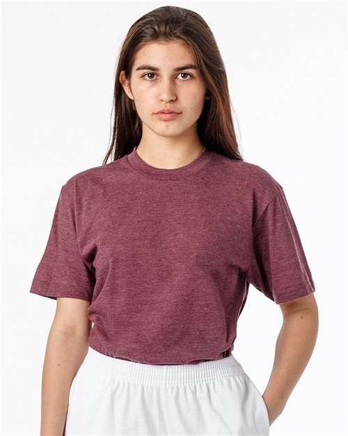 Los Angeles Apparel - Unisex USA-Made 50/50 Poly/Cotton T-Shirt - FF01