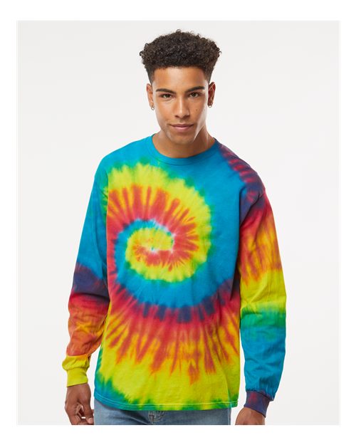 Colortone - Unisex Tie-Dyed Long Sleeve T-Shirt - 2000