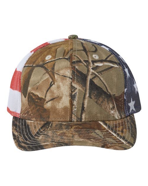 Kati - Gorra de camionero de malla estampada - S700M