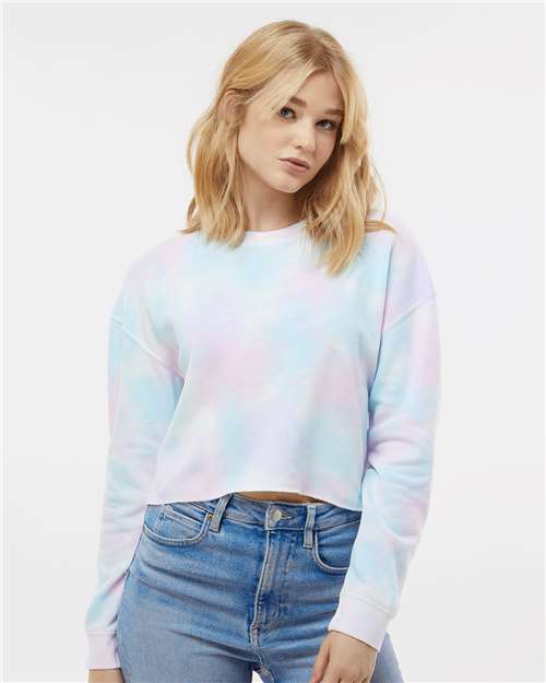 Independent Trading Co. - Sudadera ligera de cuello redondo para mujer - AFX24CRP