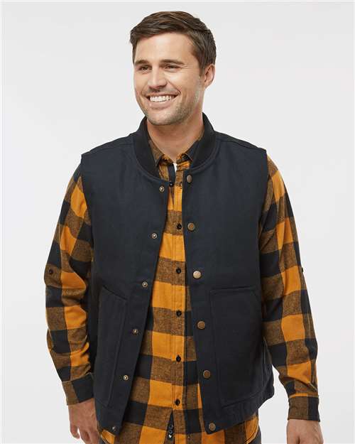 Independent Trading Co. - Chaleco de trabajo de lona aislante para hombre - EXP560V