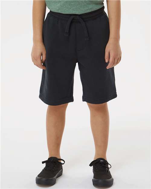 Independent Trading Co. - Pantalones cortos de polar ligero de mezcla especial para jóvenes - PRM16SRT