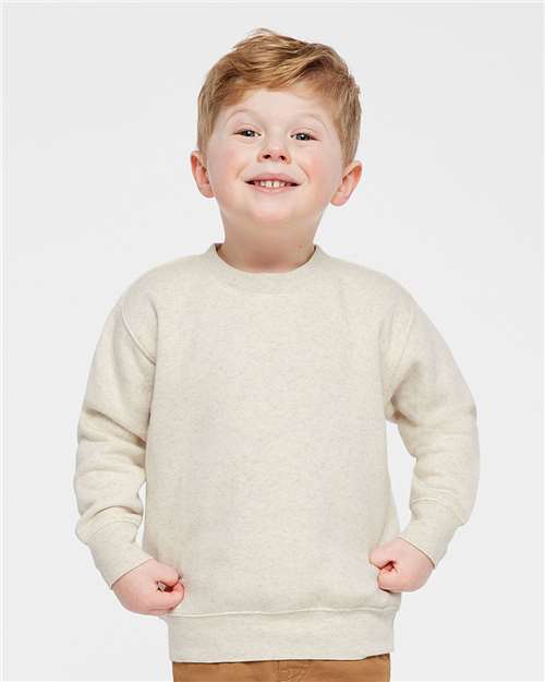 Rabbit Skins - Sudadera polar de cuello redondo para niño - 3317