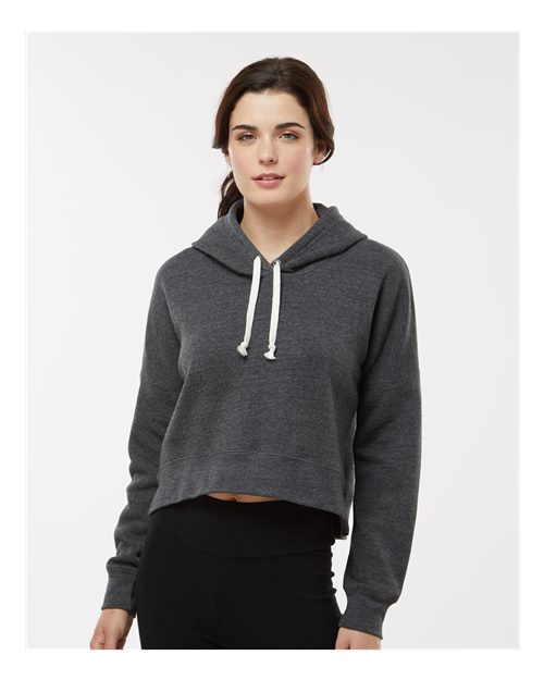 J. America - Women's Crop Hooded Sweatshirt - 8853