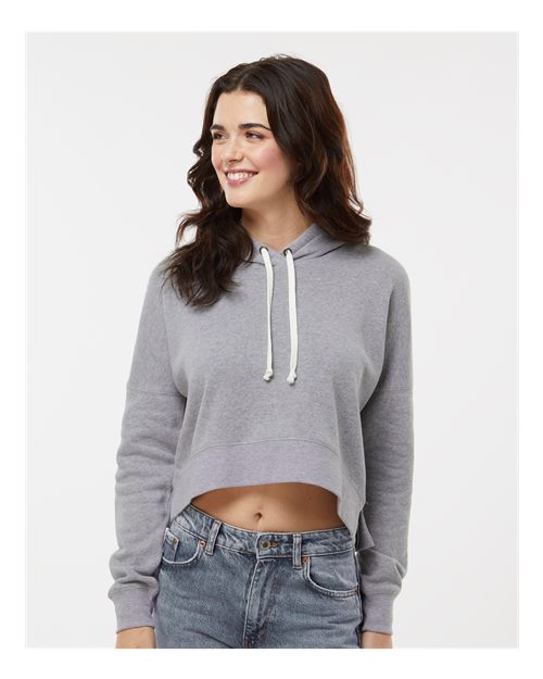 J. America - Women's Crop Hooded Sweatshirt - 8853