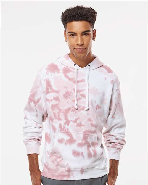 J. America - Men's Tie-Dyed Fleece Hooded Sweatshirt - 8861