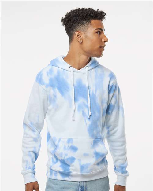 J. America - Men's Tie-Dyed Fleece Hooded Sweatshirt - 8861
