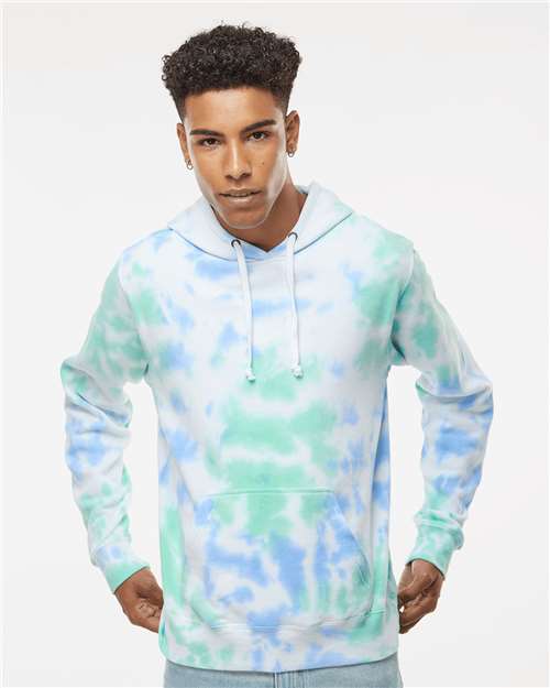 J. America - Men's Tie-Dyed Fleece Hooded Sweatshirt - 8861