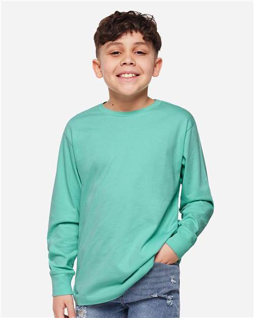 LAT - Youth Fine Jersey Long Sleeve Tee - 6201