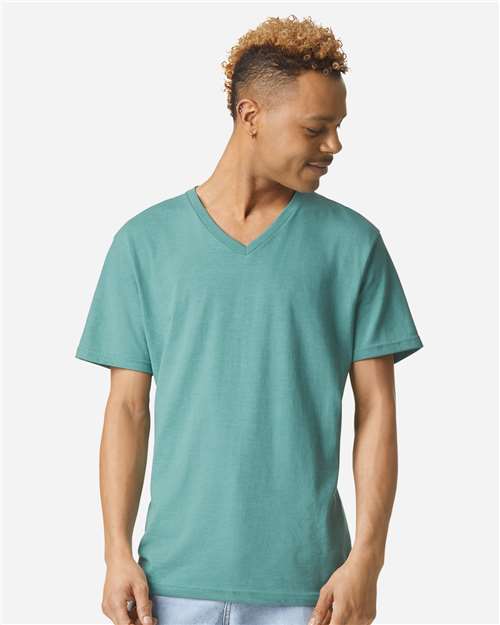 American Apparel - Camiseta unisex con cuello en V CVC - 2006CVC