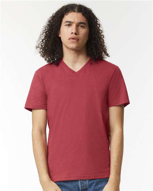 American Apparel - Camiseta unisex con cuello en V CVC - 2006CVC