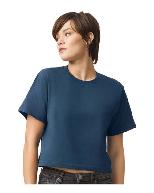 American Apparel - Women's Fine Jersey Mid-Length Boxy Tee - 102