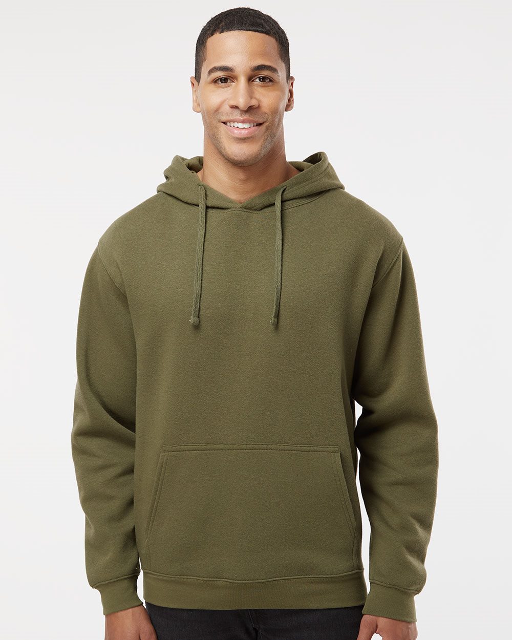 LAT - Sudadera unisex con capucha de polar elevada - 6926